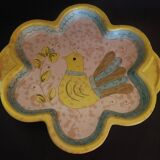 Hand decorated stoneware coffee service Sardinia Italy 20th century