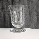 Art deco crystal vase by Baccarat, Michelangelo model
