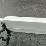 Garden bench old cast iron feet