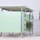 Bauhaus Writing Desk and Chair in Chrome-Plated Steel from Thonet, Czechia, 1930s, Set of 2