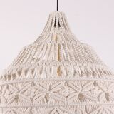 Macrame pendant light