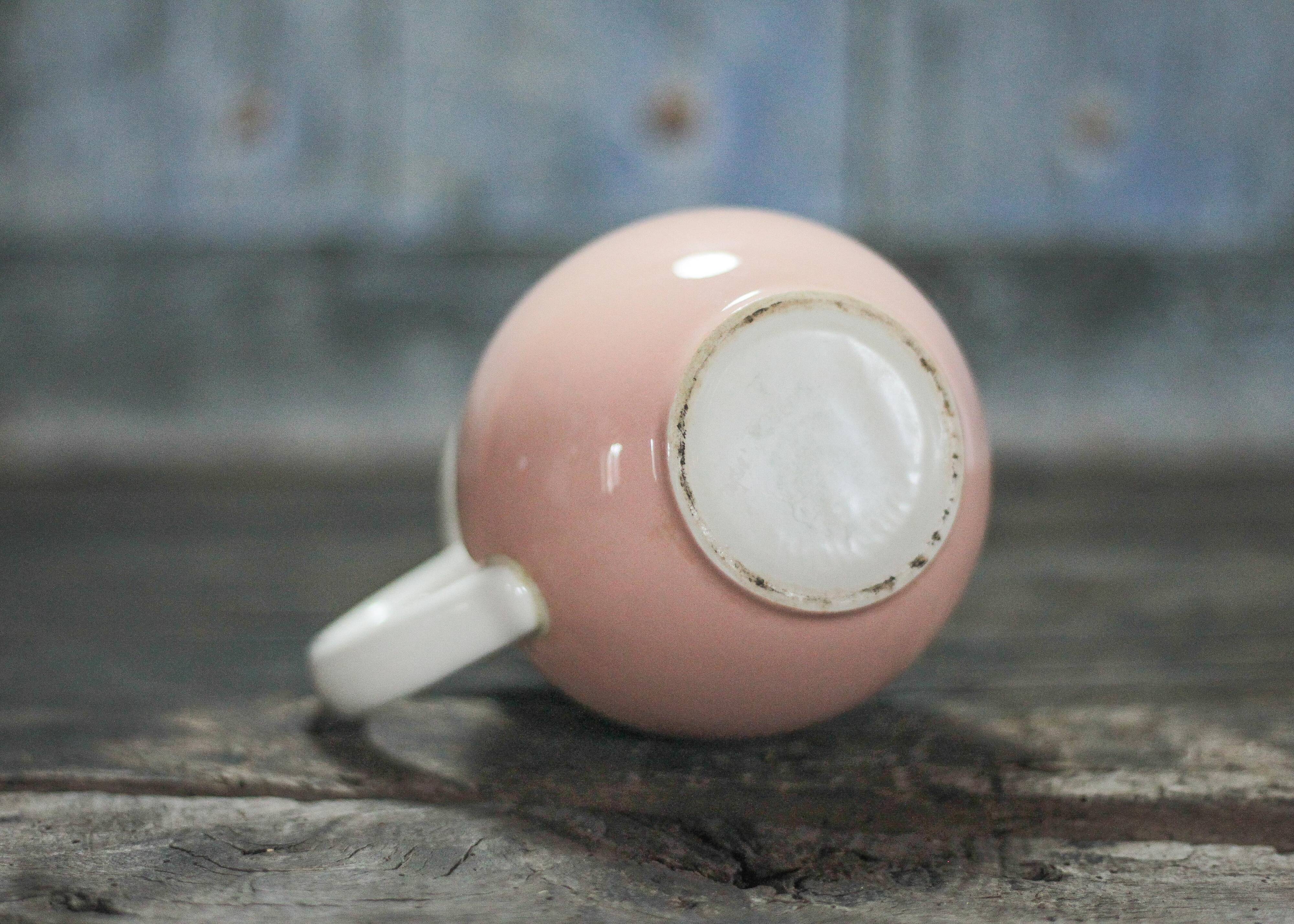 Pitcher Villeroy & Boch Saar, carafe, pink porcelain pitcher, jug