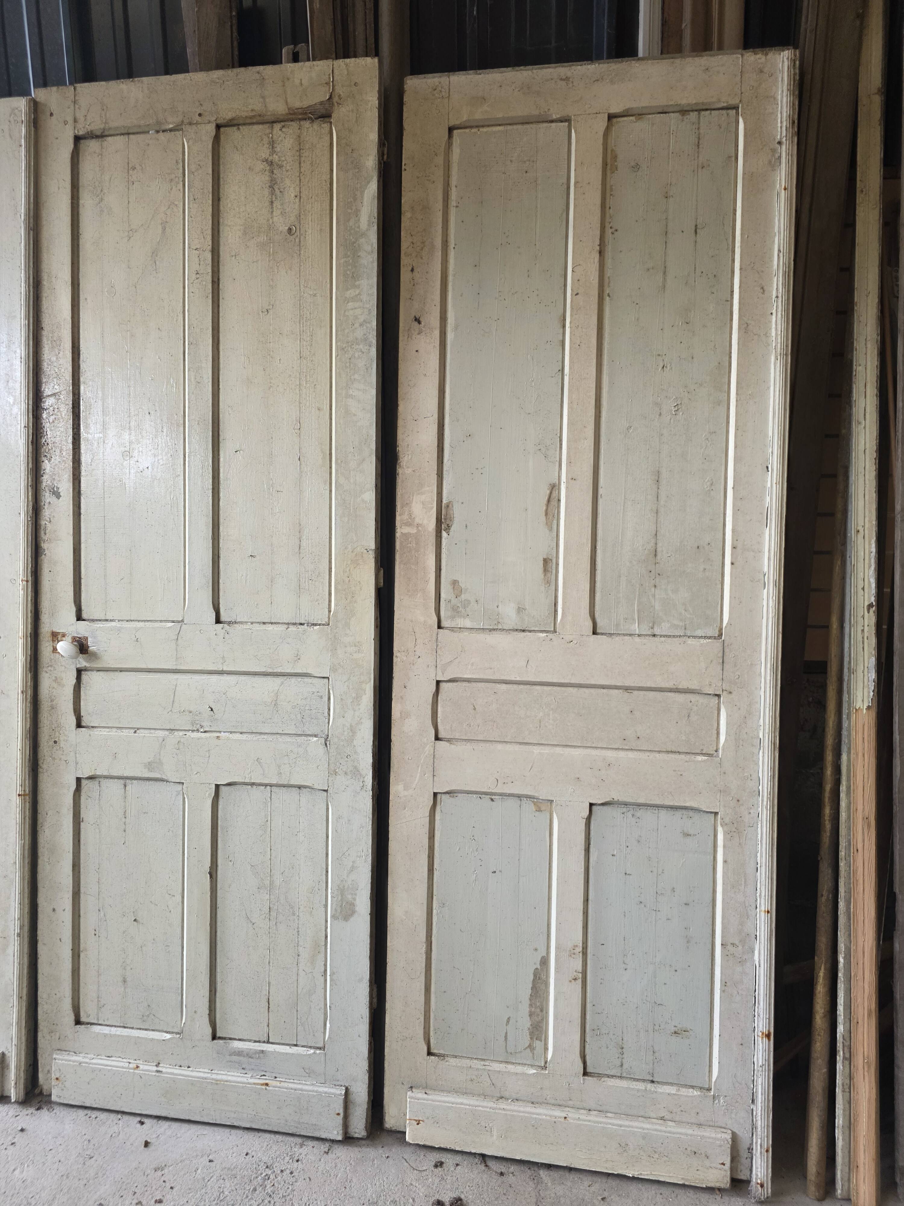 4 old partition doors