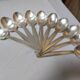 Cutlery set 24 pieces Art Deco in silver metal 84g - Goldsmith's mark