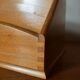 Honey wooden mail rack