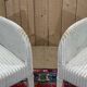 Pair of lloyd loom armchairs by vincent sheppard - work from the 2000s