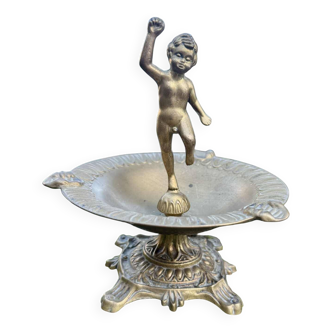 Vide poche chérubin en laiton époque Art Déco