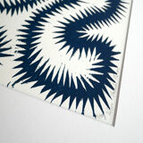 Chenille bleue