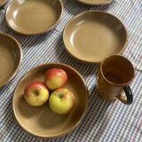 8 vintage hollow plates in Bern stoneware