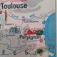 Educational map Aquitaine Basin Pyrenees Jura Alpes Rhone Valley