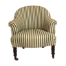Napoleon III-style toad armchair