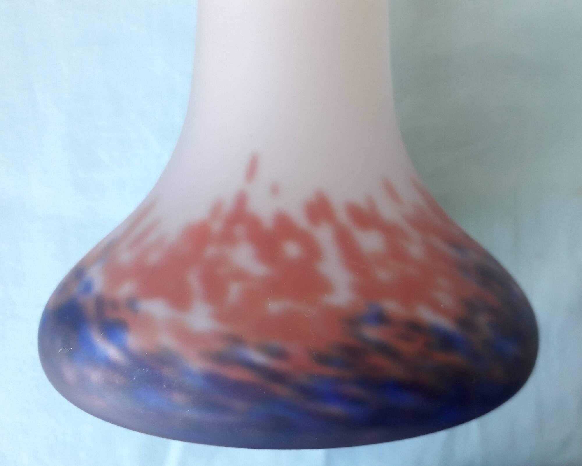 Glass paste vase