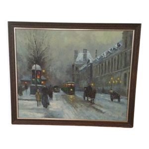 huile sur toile