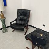 2 "Siesta" armchairs with their ottomans by Ingmar Relling, circa 1970