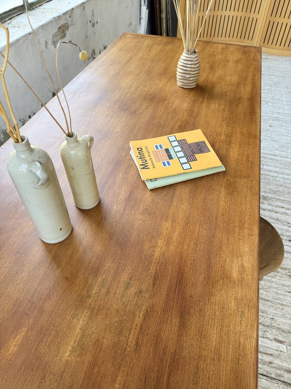 2m oak farmhouse table