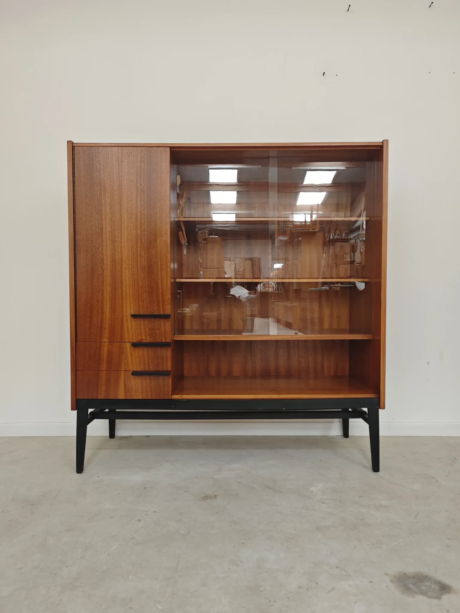Wooden sideboard by Frantisek Mezulanik for Up Zavody 60