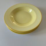 Yellow soup plate