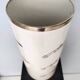 Beige Varnished Metal and Brass Umbrella Stand Attr. to Fornasetti