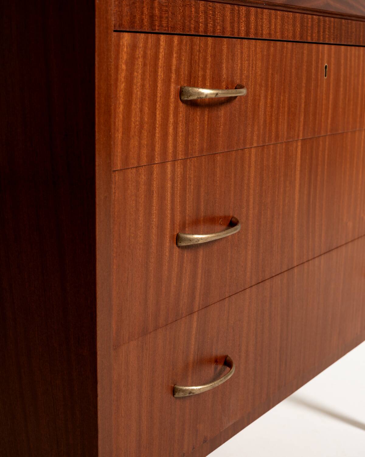 Scandinavian mahogany secretary, 1960s
