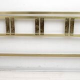 Mid-Century Modern Italian Gold Brass and Bronze Double Beb, 1970