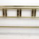 Mid-Century Modern Italian Gold Brass and Bronze Double Beb, 1970