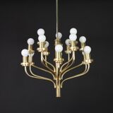Lustre en laiton années 1970