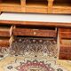 Vintage flamed mahogany cylinder desk