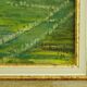 Huile sur panneau bien encadrée