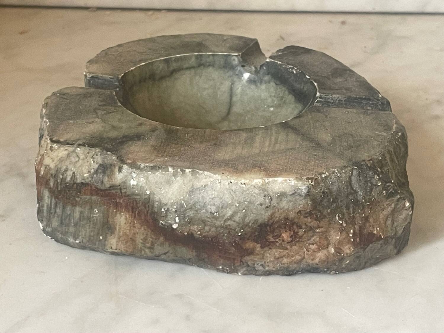 Vintage marble ashtray