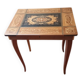 Petite table à bijoux en Marqueterie de Sorrente - Italie, Circa 1970