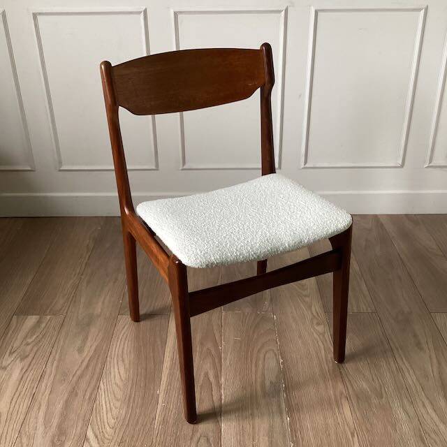 Pair of teak chairs by Erik Buck