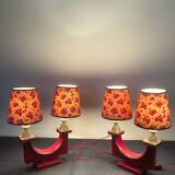 Pair of 1930s lamps