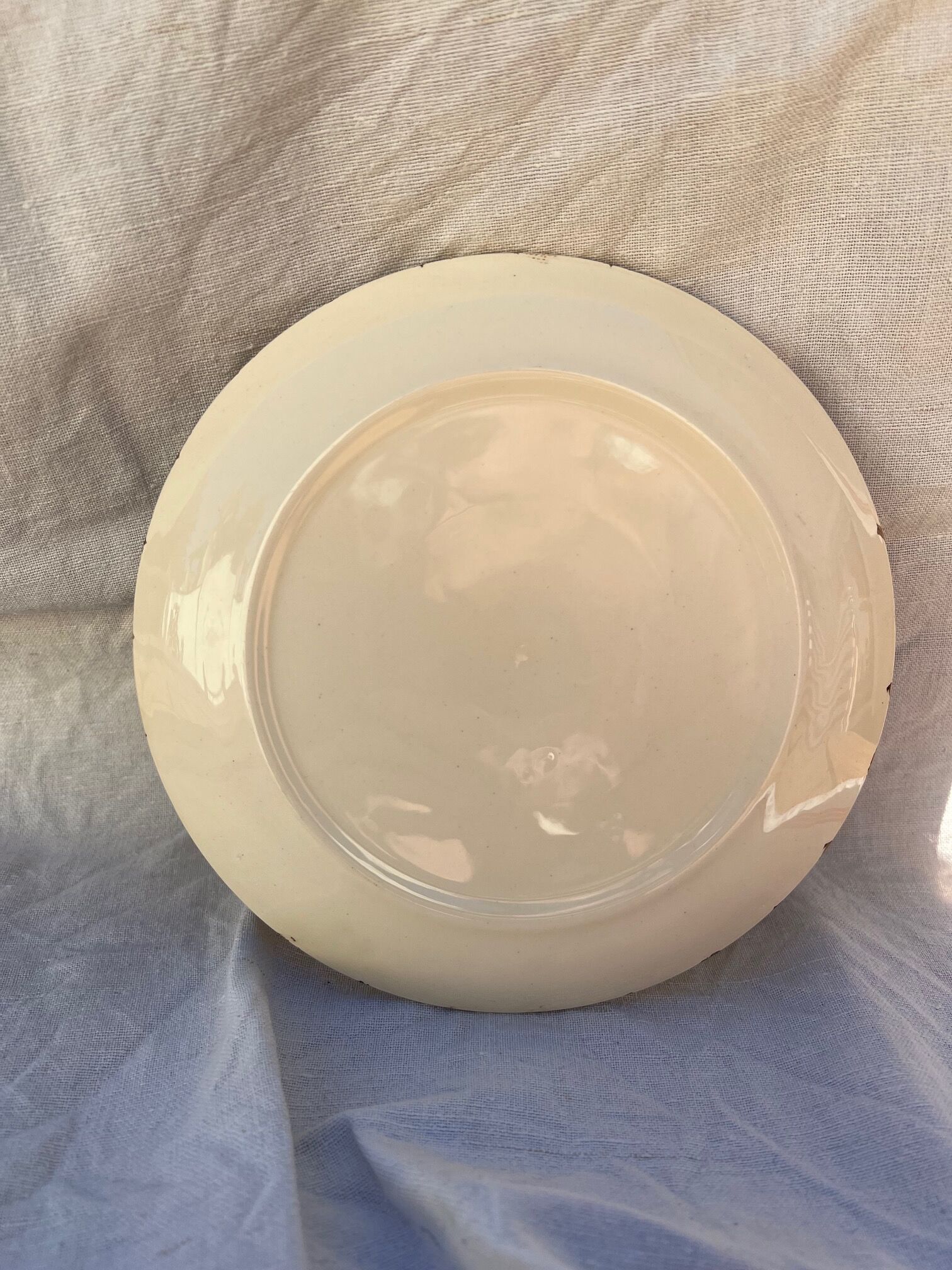 Floral pattern dessert plate