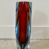 Vase en verre de Murano par Flavio Poli