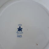 Dessert plates Rouen luce Paris 1739 batch of 12