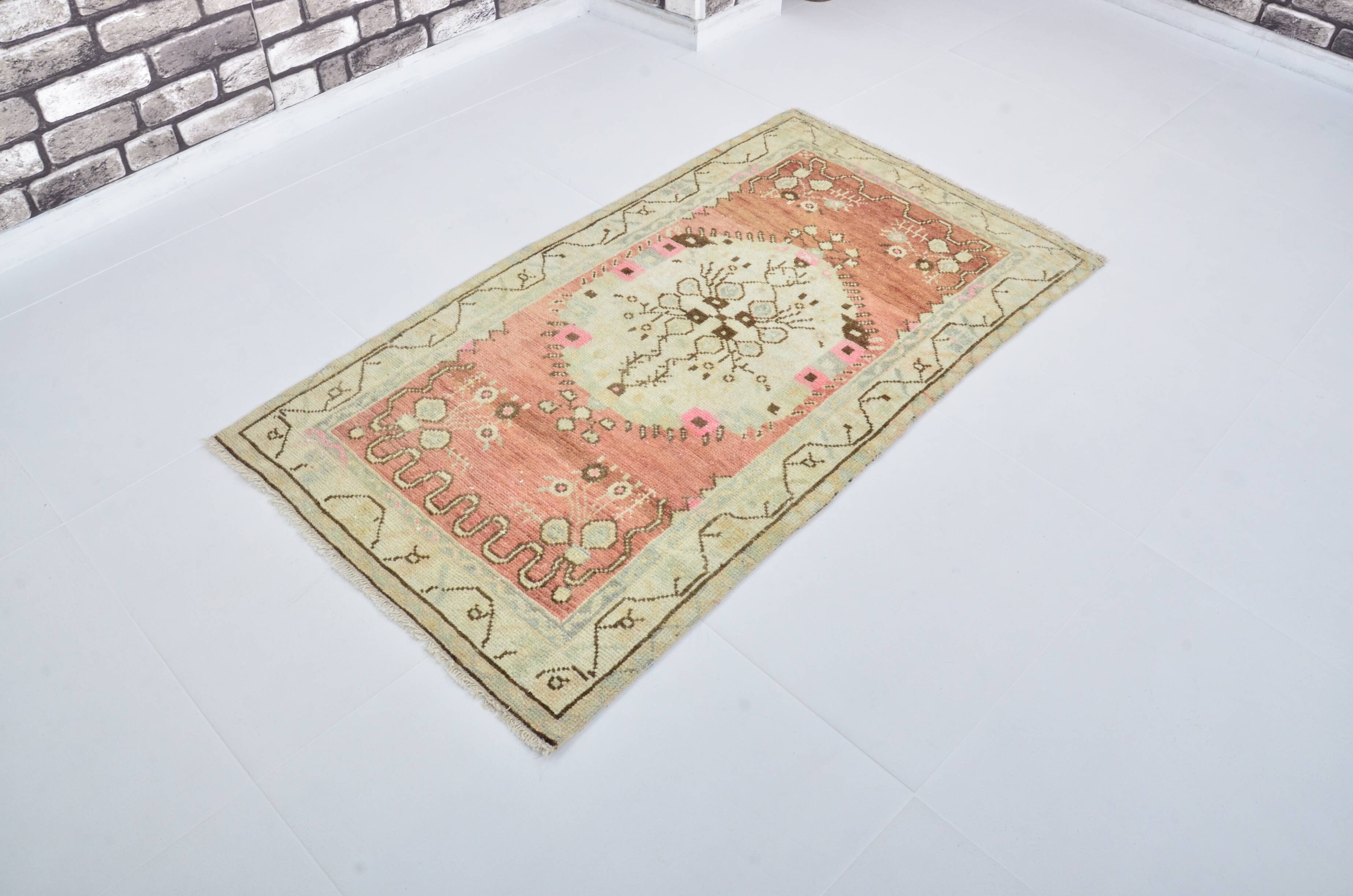 Turkish Oushak handmade rug sku 3555