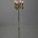 Brass floor lamp, 1970s, restored