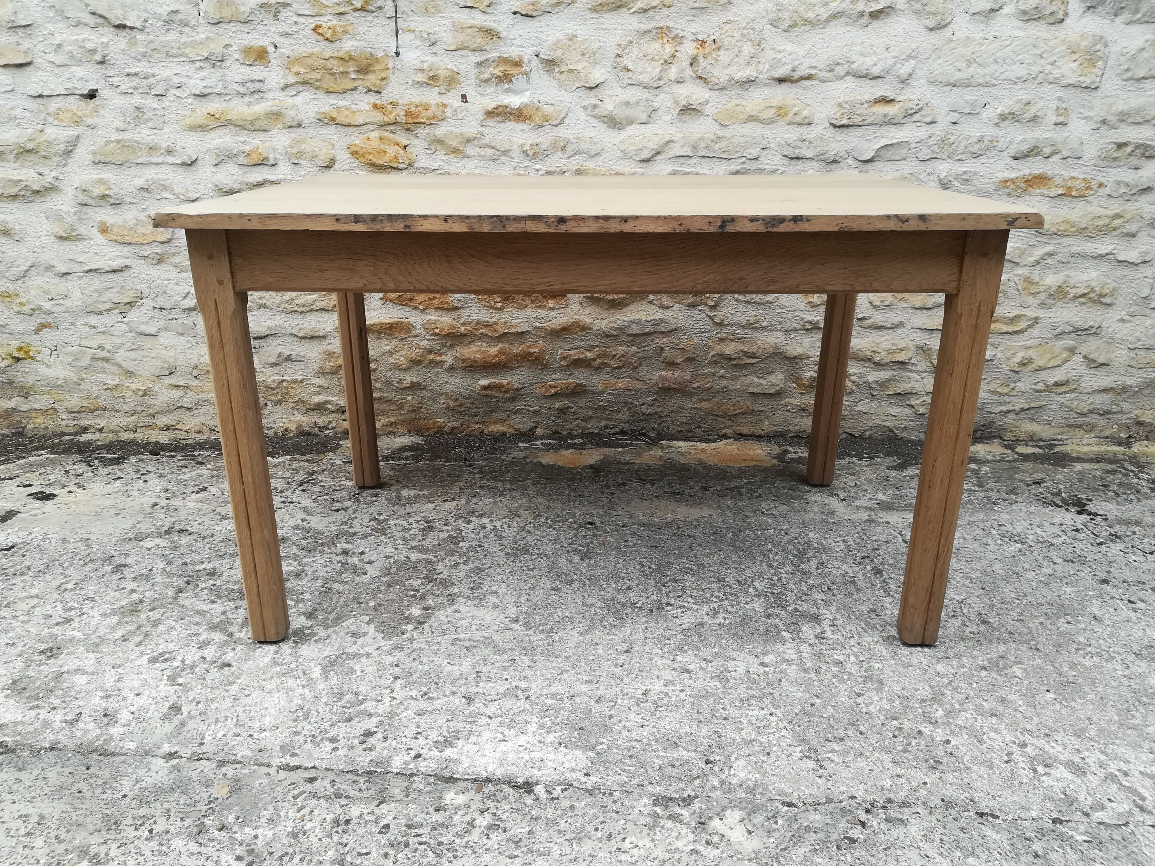 Oak farmhouse table