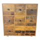 Antique wooden chest of drawers