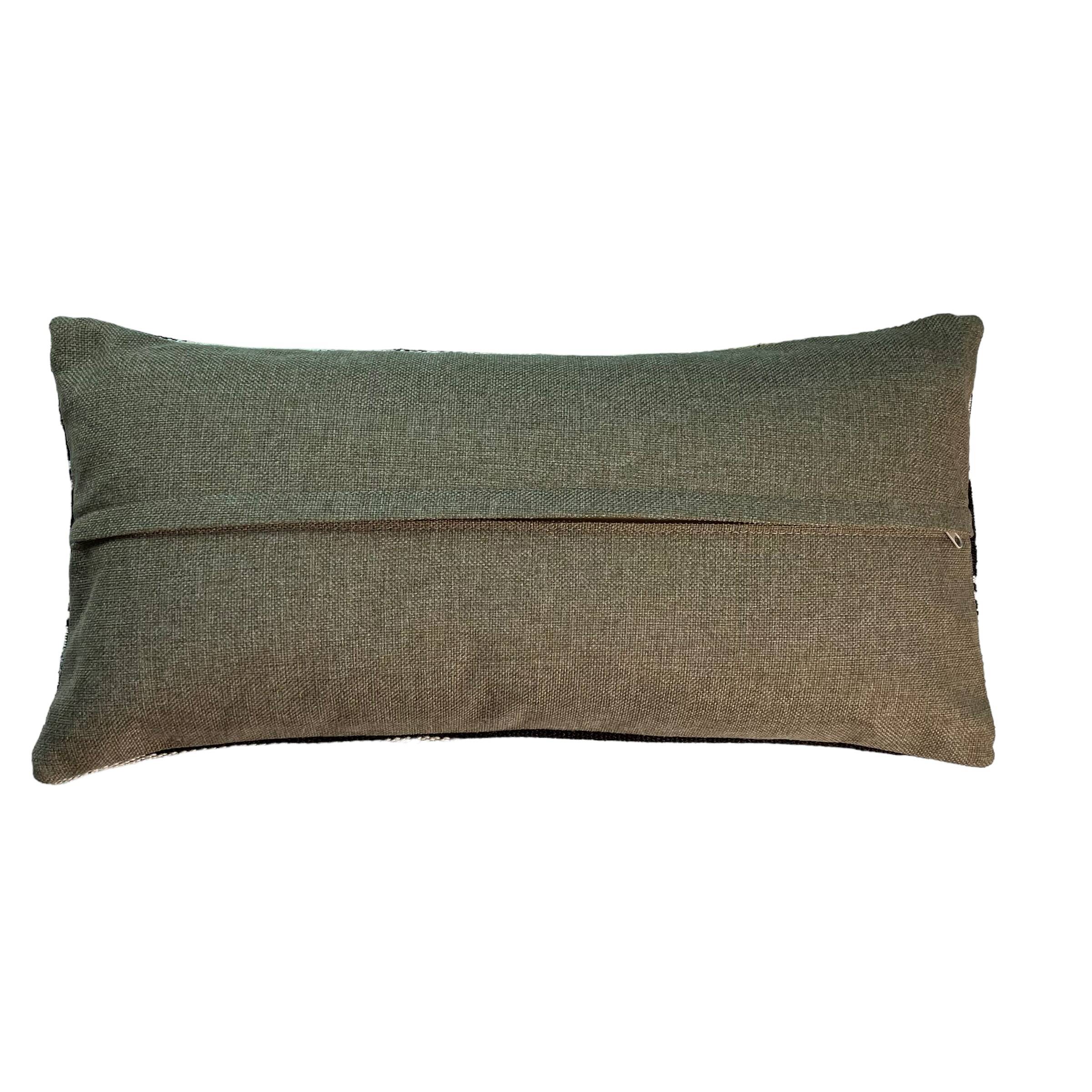 HOUSSE DE COUSSIN KILIM TURC VINTAGE, 30 X 60 CM