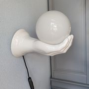 Mid Century ceramic wall lamp, 80s