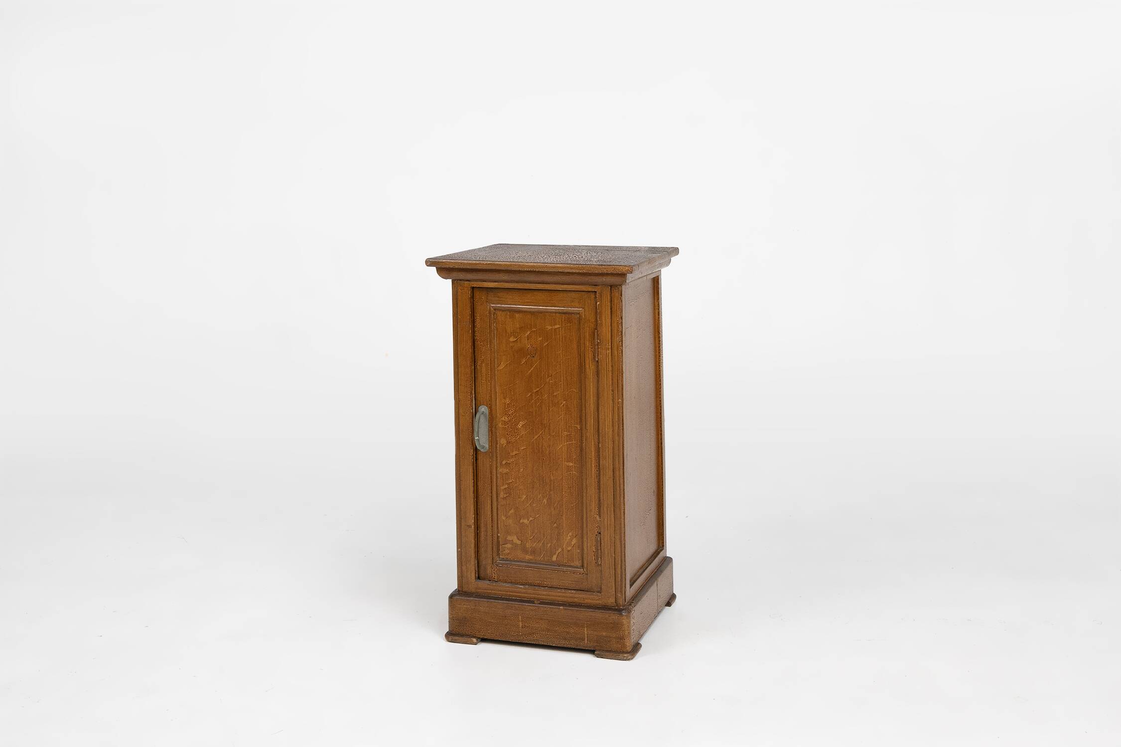 French Art Deco nightstand in varnished wood, ca. 1930