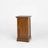 French Art Deco nightstand in varnished wood, ca. 1930