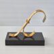 Pair of Vintage 1960s Gold Starry Bookends