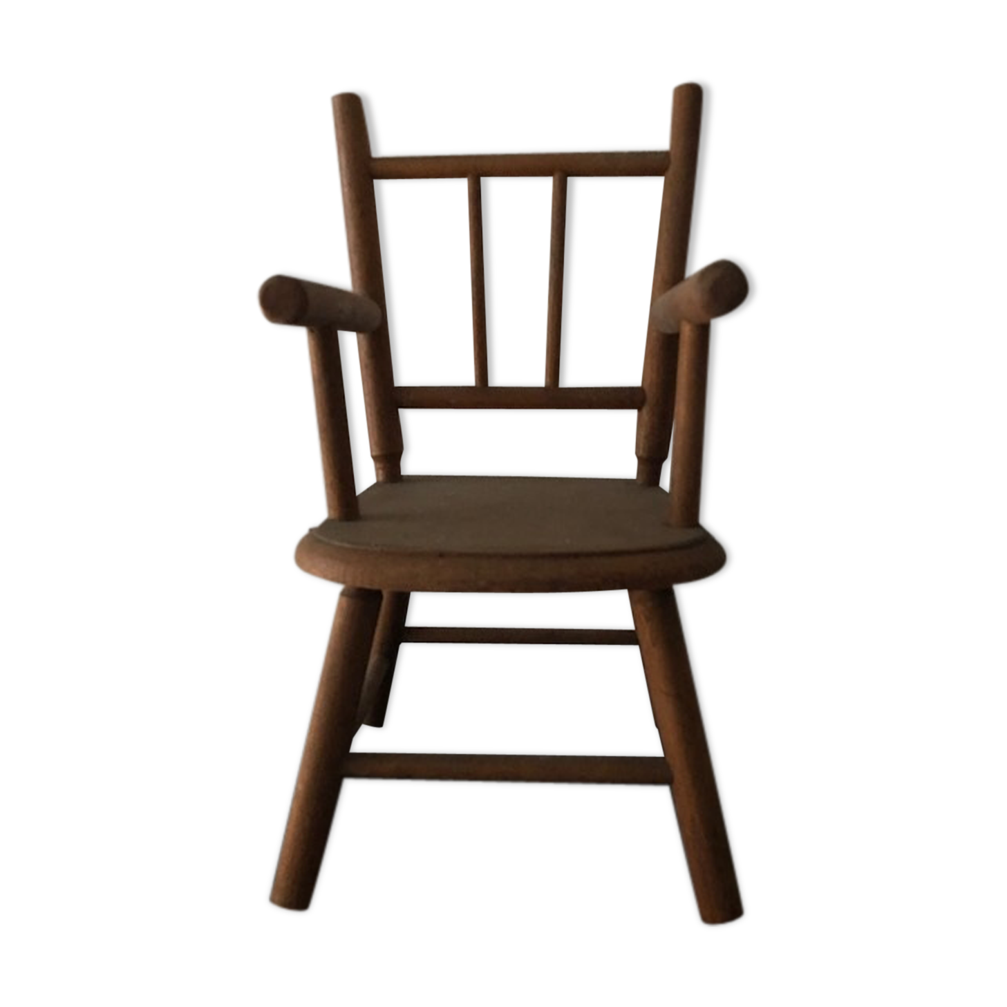 Wooden chair for dolls, early 20th century