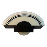 Vintage sandblasted glass wall lamp by Vetri Murano, Italy 1970