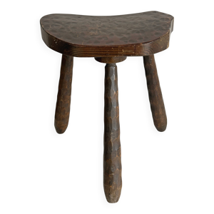 Tabouret tripode ancien