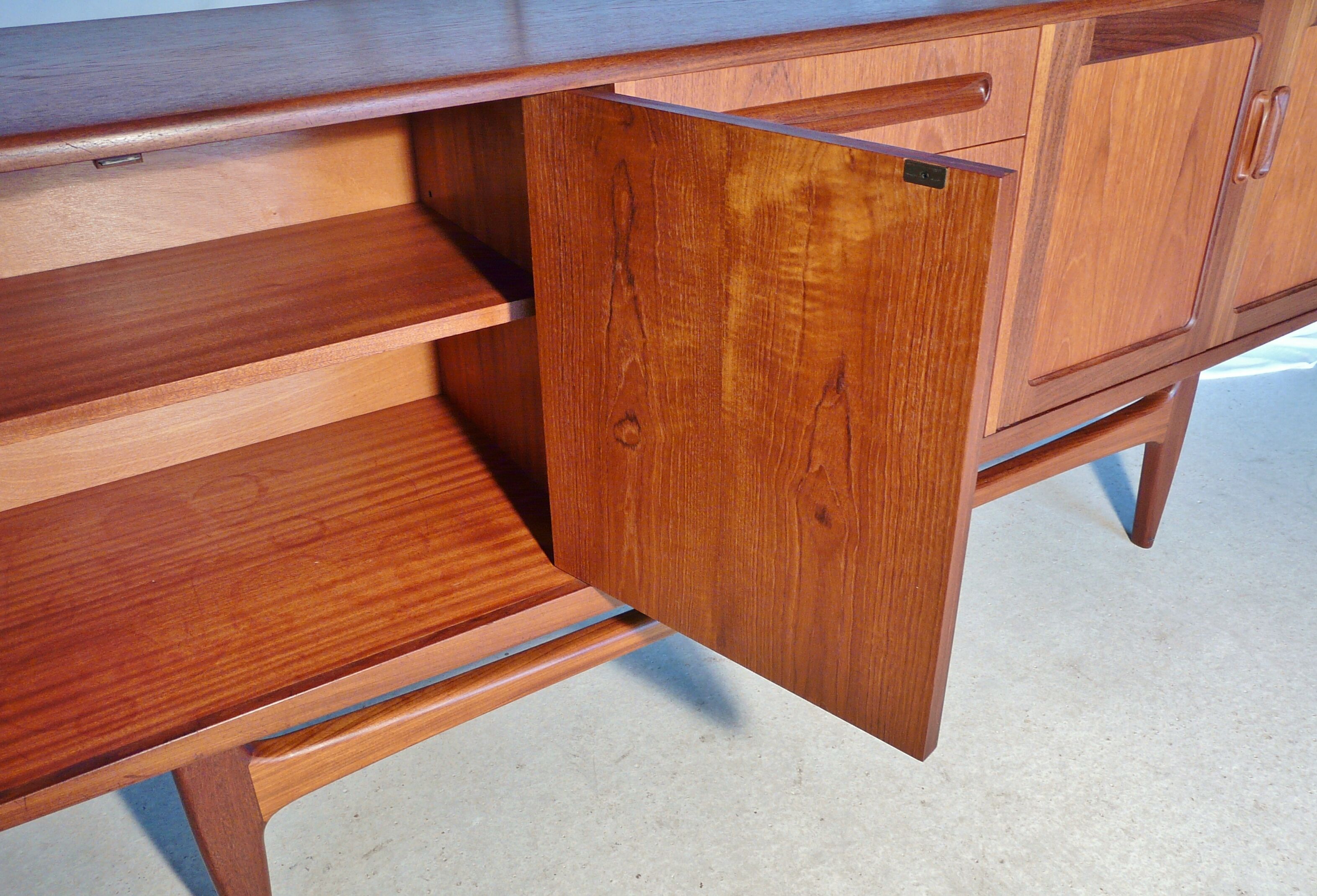 Scandinavian teak sideboard by V.B Wilkins