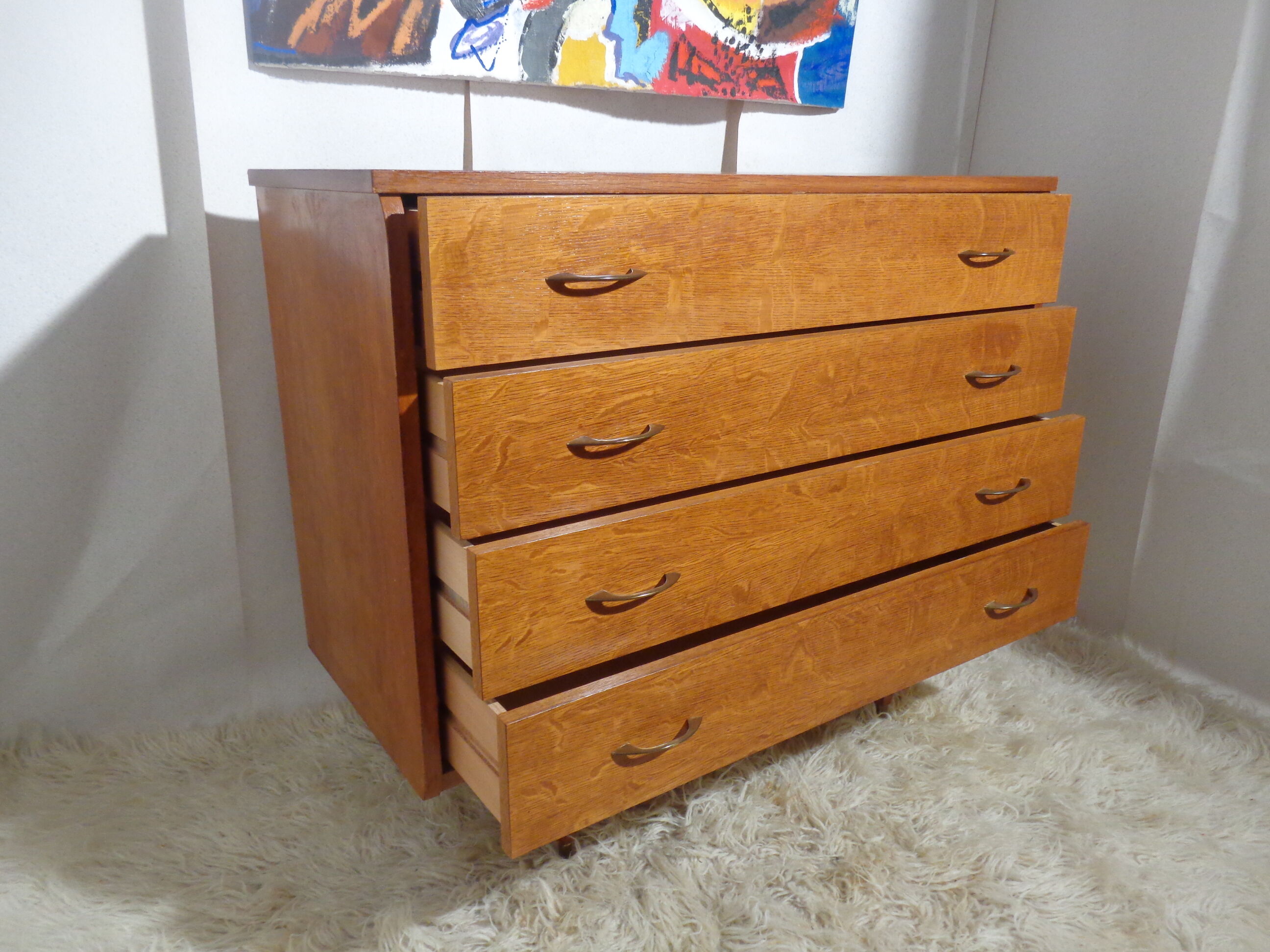 Vintage Scandinavian chest of drawers of the 60s