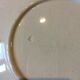 Dabbling plate, polychrome ceramic glazed Coquelicot, Massier?